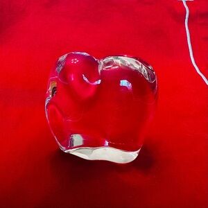 Clear Glass Elephant Sculpture - Home Art Accent